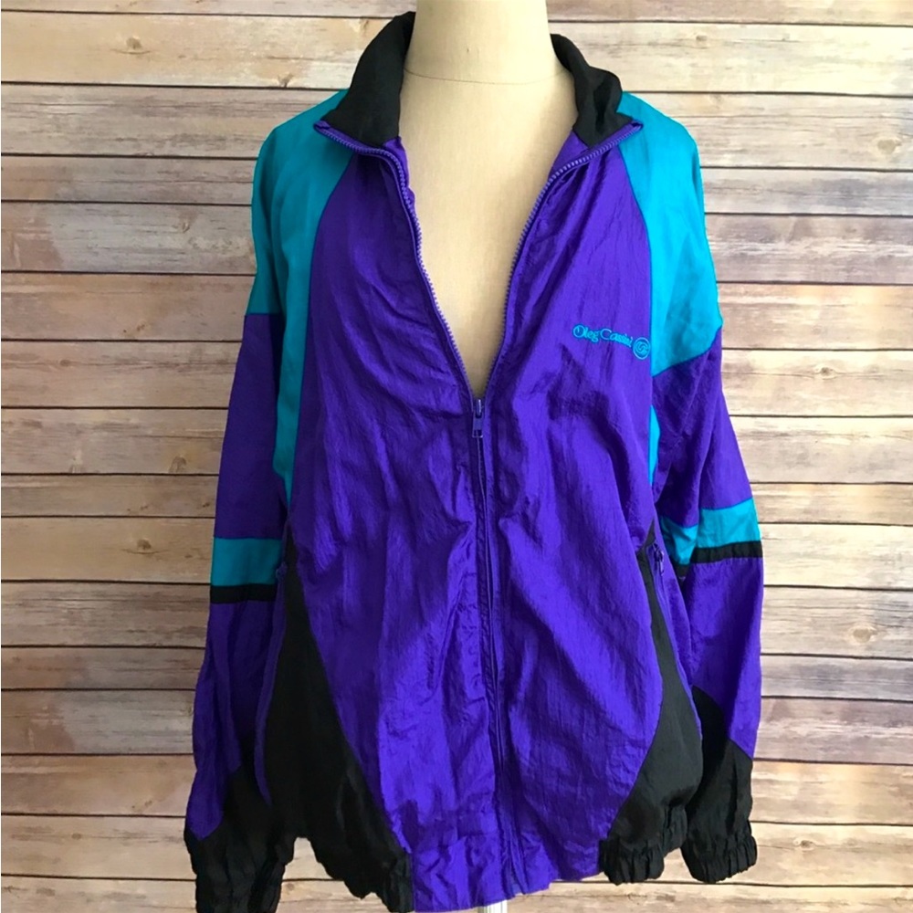 Vintage 90’s Oleg Cassini Windbreaker